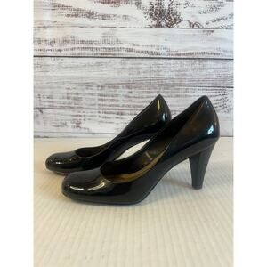 Franco Sarto patent leather pumps heels Black size 7 1/2